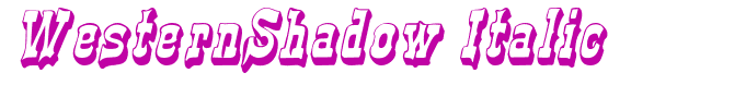 WesternShadow Italic